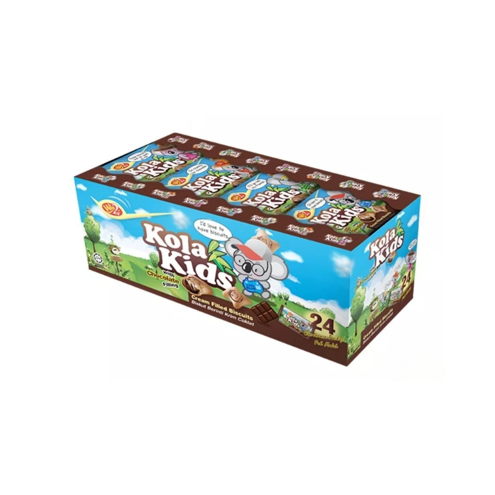 ECO-107.jpg Kola Kids Chocolate Biscuits 24 Packs - Image 1