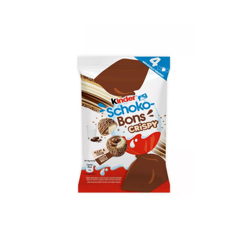 ECO-117.jpg Kinder Crispy Chocolate Bons 4s - Image 1