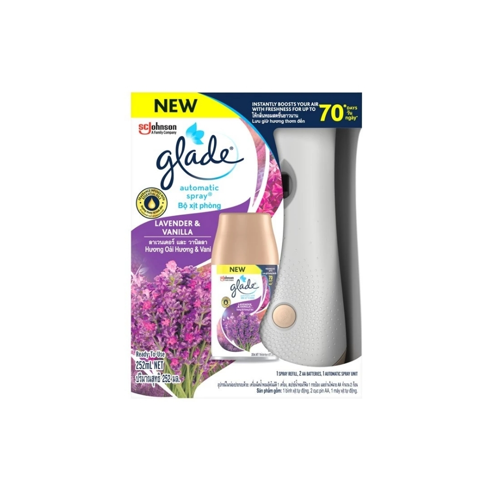 ECO-13.jpg Glade Lavender Vanilla Auto Spray 252ml - Image 1