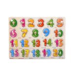 Number Wooden Learning Puzzle Board