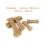 Rawhide Dog Chew Bones 10 Pieces - Image 2