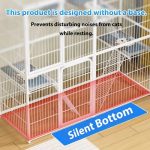 White Multi-Storey Cat Cage - Image 2