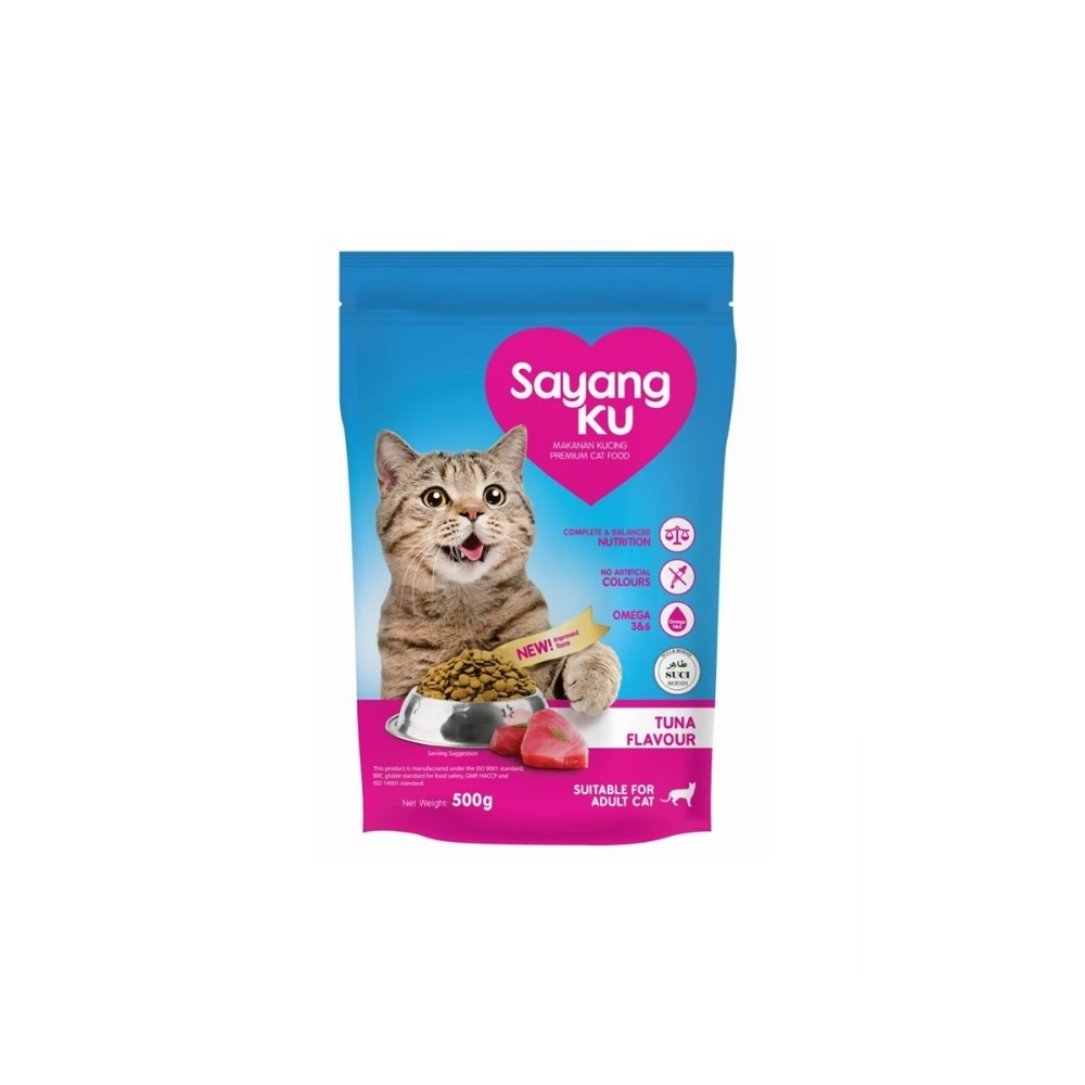 ECO-231.jpg Sayangku Tuna Adult Cat Kibble 500g - Image 1