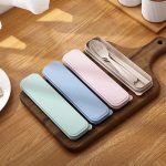 Wheat Straw Portable Cutlery Kit - Image 2