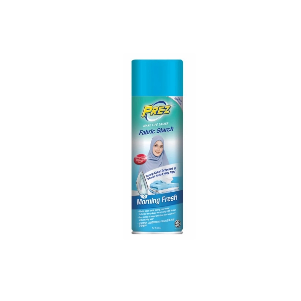 ECO-9.jpg Prez Morning Fresh Ironing Spray 500ml - Image 1